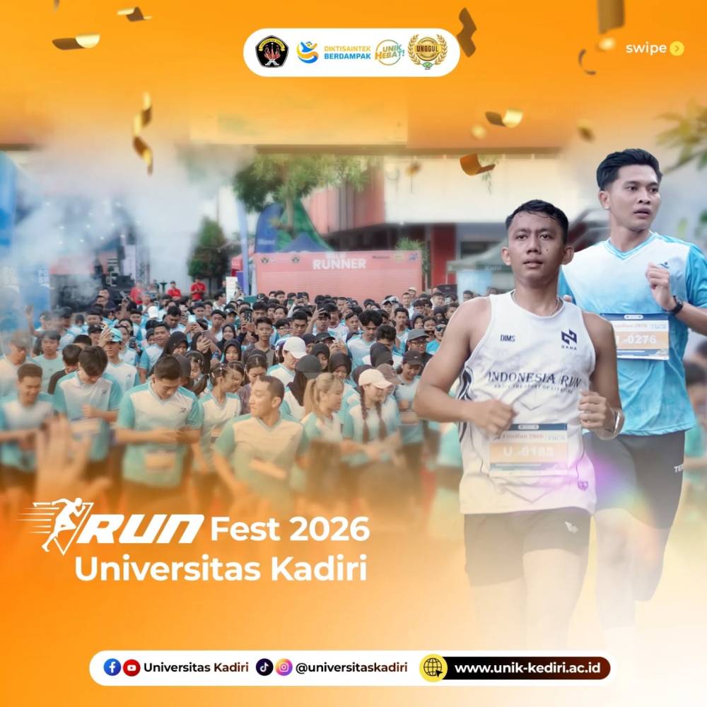 Universitas Kadiri RunFest 2026 Sukses Digelar, Perkuat Budaya Hidup Sehat dan Sinergi Kampus–Masyarakat