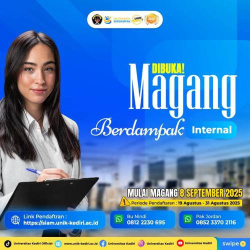 Universitas Kadiri Buka Program Magang Berdampak Internal 2025