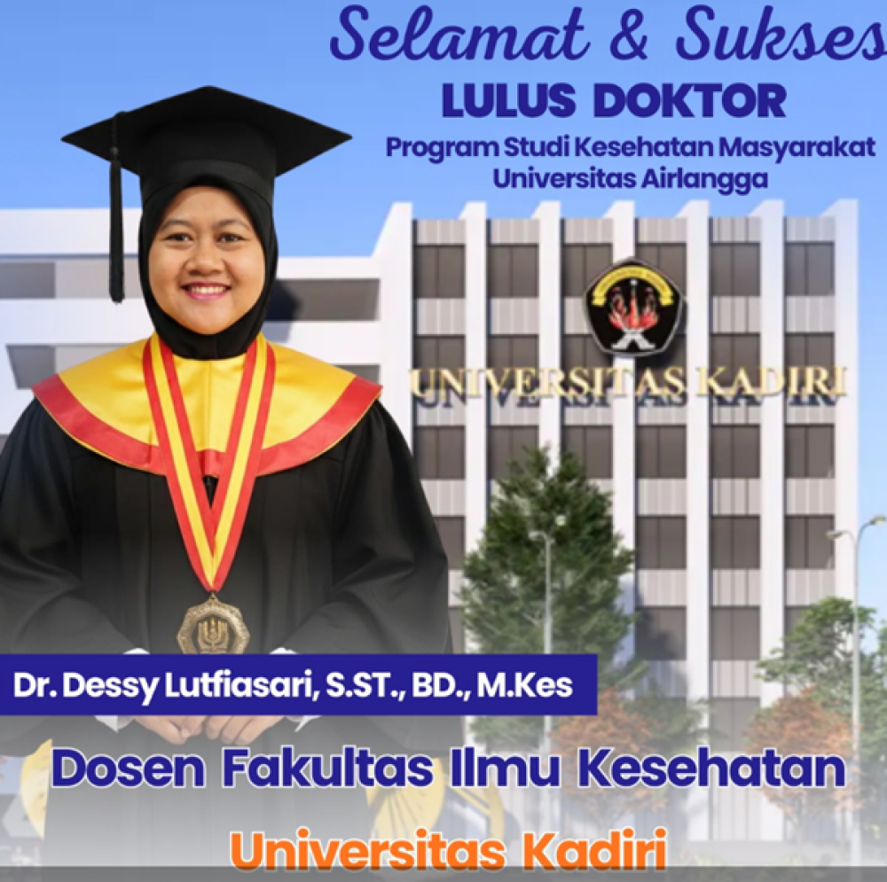 Selamat dan Sukses atas Promosi Doktor Dr. Dessy Lutfiasari, S.ST., BD., M.Kes.