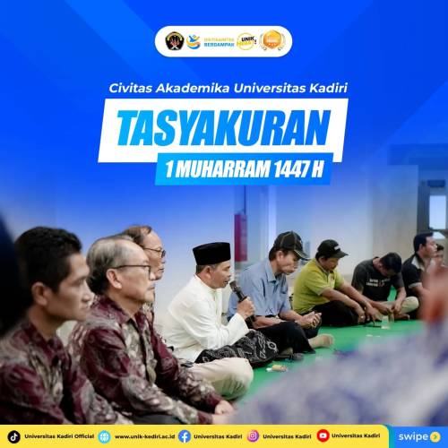 Universitas Kadiri Gelar Tasyakuran dan Doa Bersama dalam Menyambut Tahun Baru Islam 1 Muharram 1447 H