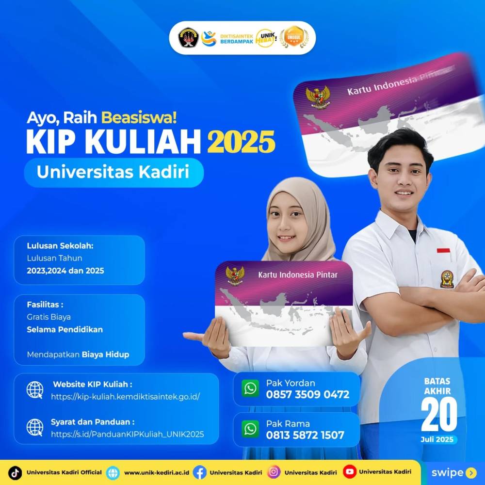 Universitas Kadiri Dukung Pemerataan Akses Pendidikan Melalui Program KIP Kuliah 2025