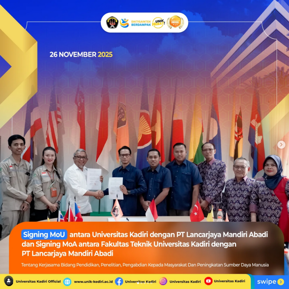 Universitas Kadiri Jalin Kerja Sama Strategis dengan PT Lancarjaya Mandiri Abadi